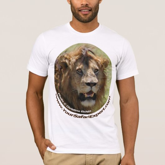 T-shirt principal de lion (Devant)