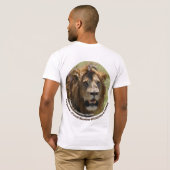 T-shirt principal de lion (Dos entier)