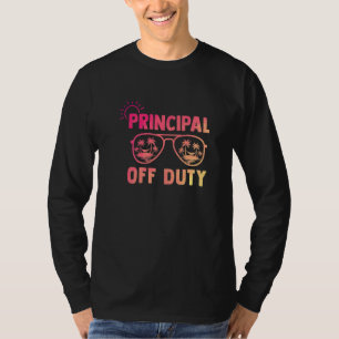 T-shirt Principal De Service Dernier Jour De L'Appréciatio