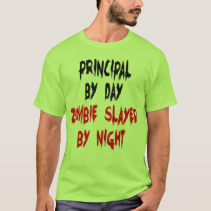T-shirt Principal Zombie Joke