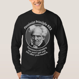 T-shirt Principe pessimiste n° 22 : Expérience