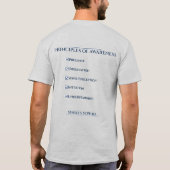 T-shirt Principes de conscience (Dos)