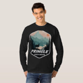 T-shirt Pringle South Dakota Sd Mountains Randonnée Randon (Devant entier)