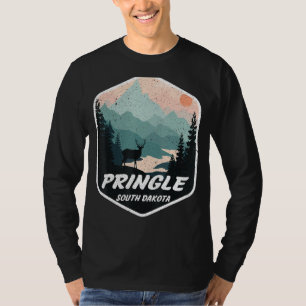 T-shirt Pringle South Dakota Sd Mountains Randonnée Randon