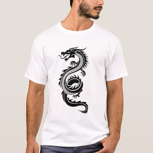 t-shirt printe dragon (Devant)