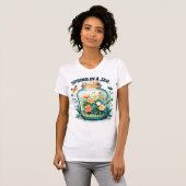 T-shirt Printemps dans un pot : Fleurs florissantes et vib (Devant entier)