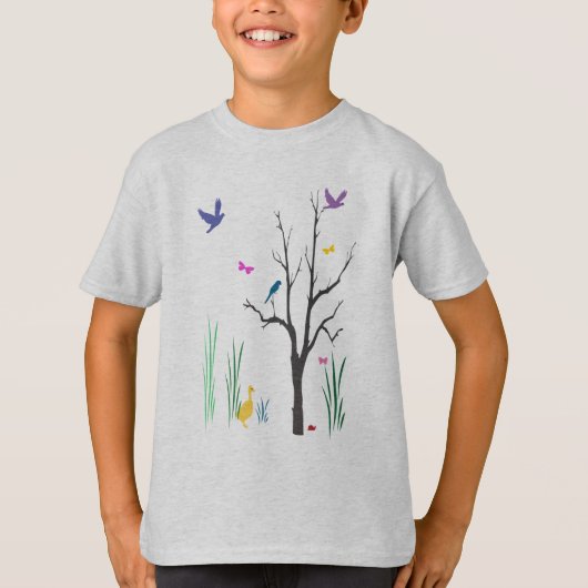 T-shirt Printemps d'enfants (Devant)