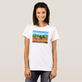 T-SHIRT PRINTEMPS EN TOSCANE (Devant entier)