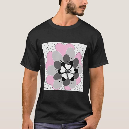 T-shirt Printemps rose (Devant)