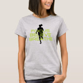 T-shirt Printemps vert Focus Croire Respire (Devant)