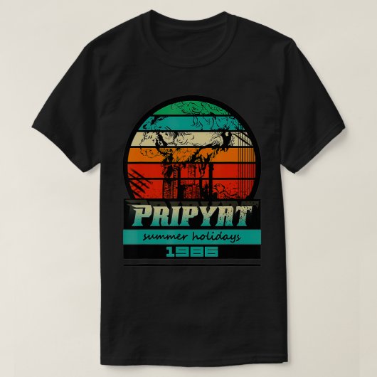 T-shirt Pripiat de Tchernobyl 1986 Union soviétique URSS (Design devant)