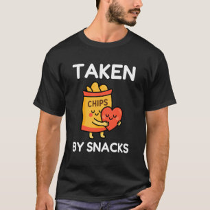 T-shirt Pris par des friandises Cadeau drôle de nourriture
