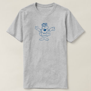 T-shirt Prise de bec 1 (gris)