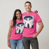 T-shirt Prise De Chat Par Ufo (Unisexe)