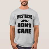 T-shirt Prise en charge de la moustache (Devant)