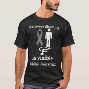 T-shirt Prise en charge du ruban gris pour la sensibilisat
