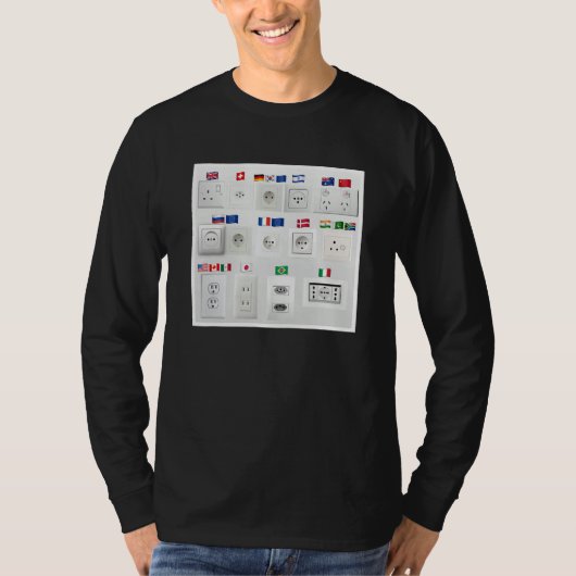 T-shirt Prise multiple pour différents pays du monde (Devant)