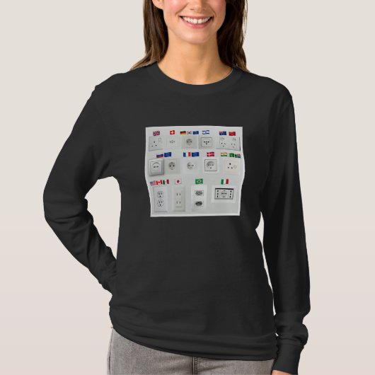 T-shirt Prise multiple pour pays du monde différents (Devant)