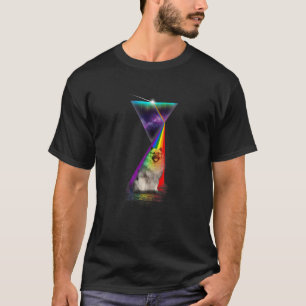 T-shirt Prisme rétro vintage Keeshond