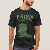 T-shirt PRISME - tout l'oeil voyant - vert (Devant)