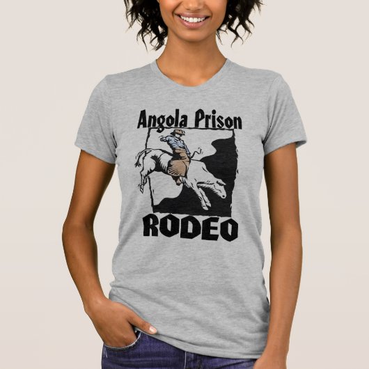 T-shirt Prison Angola Rodeo Bull Rider (Devant)