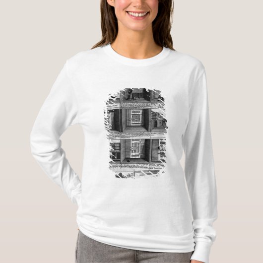 T-shirt Prison de Newgate de forme de l'évasion du berger (Devant)