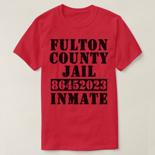 T-SHIRT PRISON DU COMTÉ DE FULTON (Design devant)