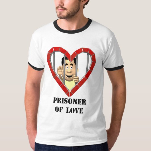 T-shirt Prisonnier de l'amour (Devant)