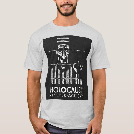 T-shirt Prisonnier du jour du souvenir de l'Holocauste (Devant)