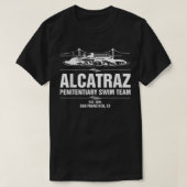 T-shirt Prisonnier du pénitencier d'Alcatraz Swim Teamhirt (Design devant)