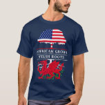 T-shirt Prix American<br><div class="desc">American Grown with Welsh Roots Wales Premium fathers day,  funny,  father,  papa,  birthday,  mothers day,  humour,  christmas,  cute,  cool,  family,  mother,  brother,  husband,  maman,  vintage,  grand-père,  boyfriend,  day,  son,  retro,  sister,  grand-mère hter les enfants,  les fathers,  grand-père,  love</div>