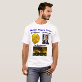 T-shirt Prix de paix Nobel (Devant entier)