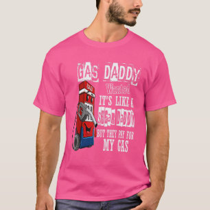 T-shirt Prix du gaz Recherché Funky Daddy