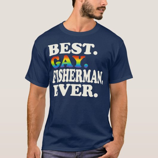 T-shirt Prix Gay Fisherman Ever Gay Gender Equality (Devant)