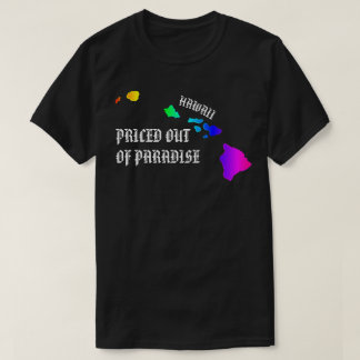 T-shirt PRIX HORS DE PARADISE Hawaii Îles Neon Rainbow