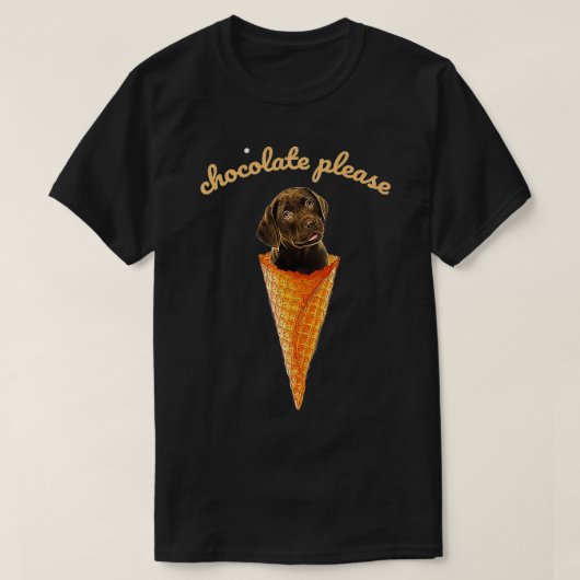 T-shirt Prix Ice Cream Chocolat (Design devant)