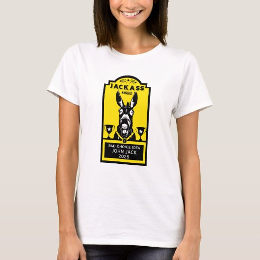 T-shirt Prix Jackass (Devant)