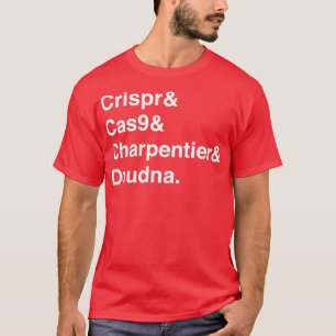 T-shirt Prix Nobel Crispr Cas9 Charpentier Doudna