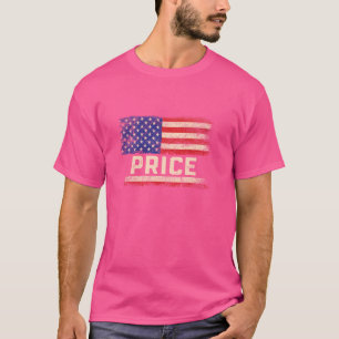 T-shirt Prix Nom Chemise Prix Nom Drapeau américain