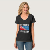 T-shirt Pro-America Anti-Trump (Devant entier)