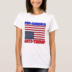 T-shirt Pro-Américain Anti-Trump