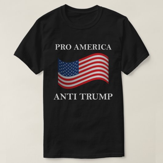 T-shirt Pro anti atout de l'Amérique (Design devant)