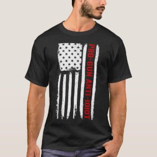 T-shirt Pro-Armes Anti-Idiot