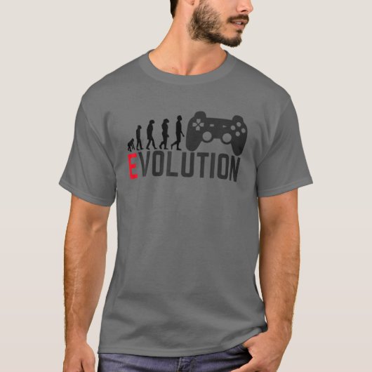 T-shirt Pro Best Video Gamer Gaming Evolution Console PC P (Devant)