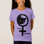 T-Shirt Pro Cats Pro Feminisme (Devant)