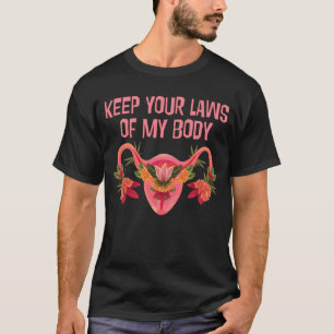 T-shirt Pro Choice Abortion Combat Pour Les Droits Des Fem