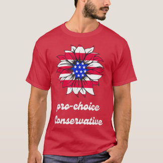 T-shirt Pro Choice Conservative Feminism Womens Rights Sun