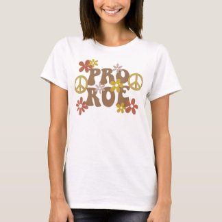 T-shirt Pro Choice Feminist Peace Love & Reproductive Righ