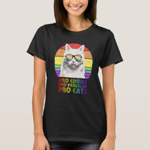 T-shirt Pro Choice Pro Feminism Pro Cat Lgbtq Feminist