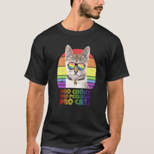 T-shirt Pro Choice Pro Feminism Pro Cat Lgbtq Feminist 1